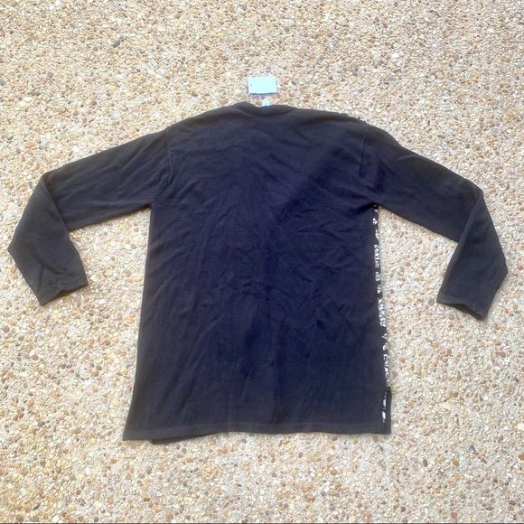 NWT J. Jill Blackcashe Floral Sunflower Black Cardigan Size S - Picture 11 of 11